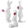 Rabbit Bunny Figurine Decor Ceramic Figurines Statue Easter Zodiac Year Sculpture Chinese Statues Mini Ornament New Ornaments