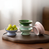 Tea Cake Tray Ceramic Fruit Plate Small Size Living Room Home Snack Snack Dish High Leg Fruit Tray