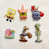 6pcs SpongeBob SquarePants Figure Bob Crab Boss Patrick Star Action Figures Patrick Star Anime Figurines Children Toys