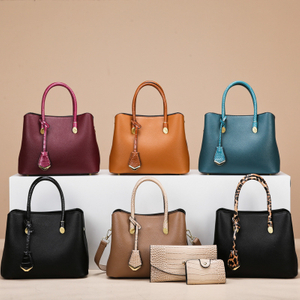 Women's New Leopard Print Mother And Child Bag Multiple Piece Set Women's Bag Simple And Popular Women's Shoulder Handbag