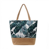 Women's Messenger Bag Leaves Printed Canvas Handbags Large Capacity Totes Fashion Ladies Portable Zipper Beach Shoulder Bag