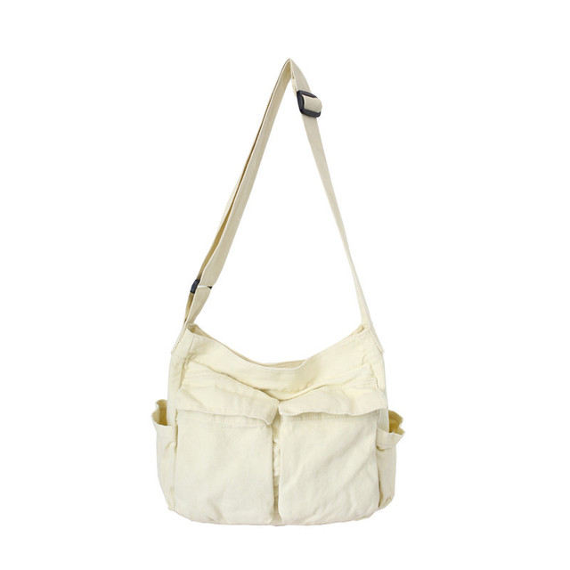 Women Vintage Handbag Canvas Teenager Shoulder Tote Bags Messenger Bags Ladies Casual Handbag Crossbody Purse