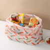 Shopping Bag Reusable Foldable Tote 46*40*26cm Cute Grocery Bag with Bag Large Capacity Tear Resistant Machine Washable Tote