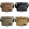 Fashion Canvas Single Shoulder Bag Men Women Unisex Travel Crossbody Bag Outdoor Casual Satchel Vintage Messenger Bags