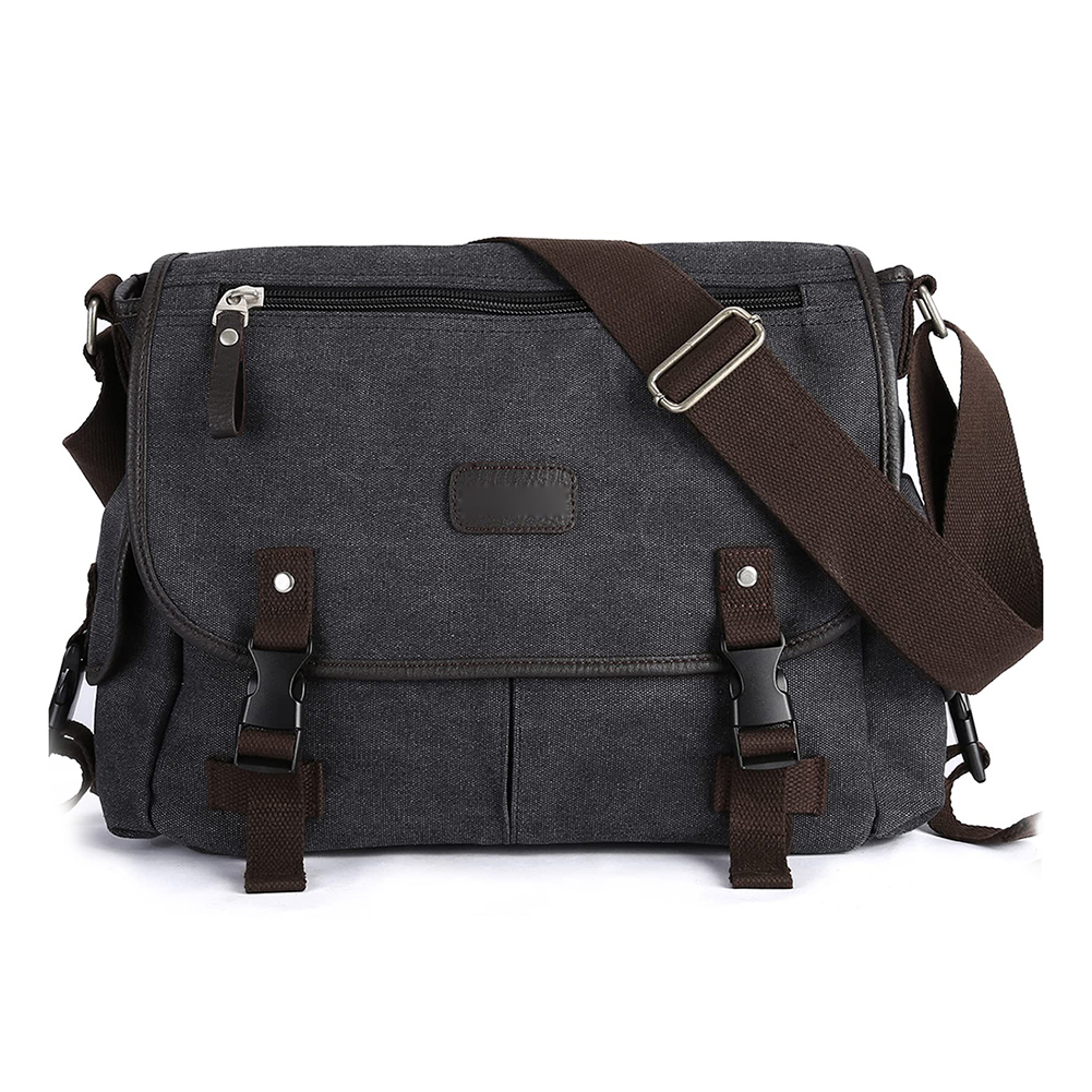 Vintage Canvas Men Messenger Bag Large Capacity Shoulder Bag For Men Europe Style Outdoor Shoulder Bag