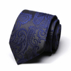 Mens Ties 7.5cm Classic Handmade Black Blue Jacquard Plaid Neckties Striped Narrow Collar Slim Casual Tie Accessories Gift