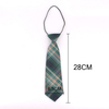 Rubber Ties For Boys Girls Fashion Shirt Plaid Neck Tie Children Small Tie Simple Check Student Necktie For Party Tie Gravata