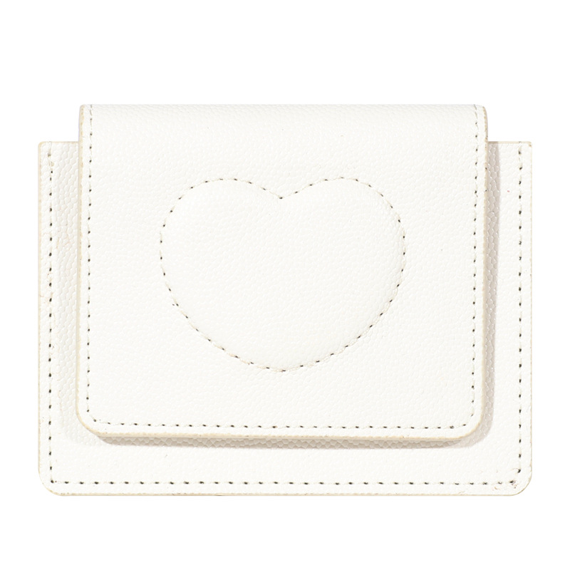 Women's Purse Short Pure Color Card Bag Women's Advanced Sense Compact And Simple Zero Purse Pure Color Advanced Sense Fashion