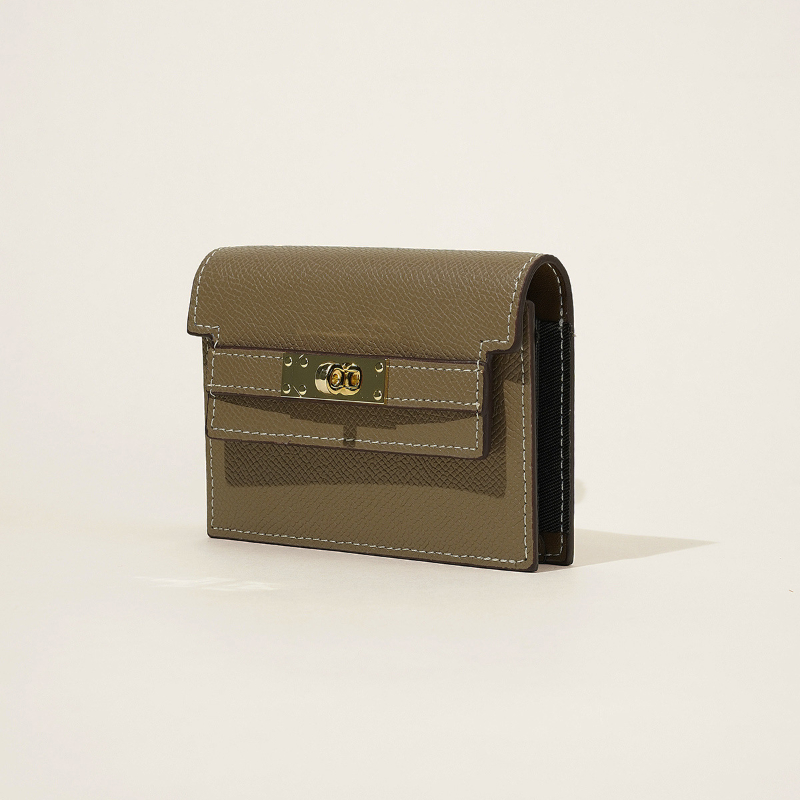 Luxury Women's Leather Business Card Holder New Small And Large Capacity Women's Card Bag Premium Leather Card Bag