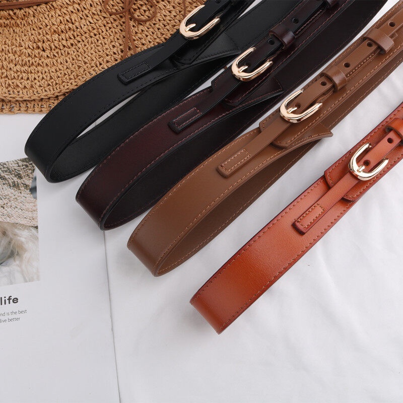 Oval needle buckle women's versatile casual belt belt belt GM126