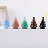 Natural Gemstone Carving Crystal Crafts Christmas Tree Statue Home Decoration Minerals Reiki Gift Party Room Decor