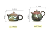 Vintage Kiln Change Ceramics Tea Pot Chinese Tea Set Porcelain Teapot Oolong Tea Handmade Kettle Customization