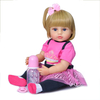 50CM Full Body Soft Silicone Popular Sweet Face Reborn Toddler Baby Girl Doll Birthday Christmas Gift High Quality Doll