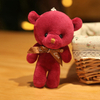 10PCS/Pack Stuffed Plush Toy Teddy Bears Mini Bear Doll Toy Keychain Bag Pendants Wedding Decoration Kids Birthday Party Gifts