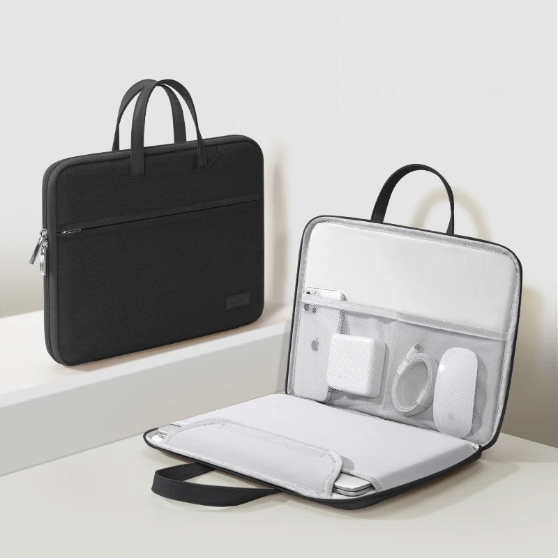 Notebook Pouch Laptop Bag Women Elegant 13.3 14 16 Inch Portable Laptop Sleeve Macbook Pro Case Handbag Briefcase Bag Travel