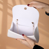 Women Top-handle Bags White Leather Bride Handbags Purse Designer Evening Bags Party Handbag Wedding Clutch Wallet Shoulder Bag