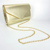 Luxury Elegant Design Women's Evening Bag Wedding Party Bling Gold Chain Crossbody Bag Ladies Clutch Envelope Crossbody Bag