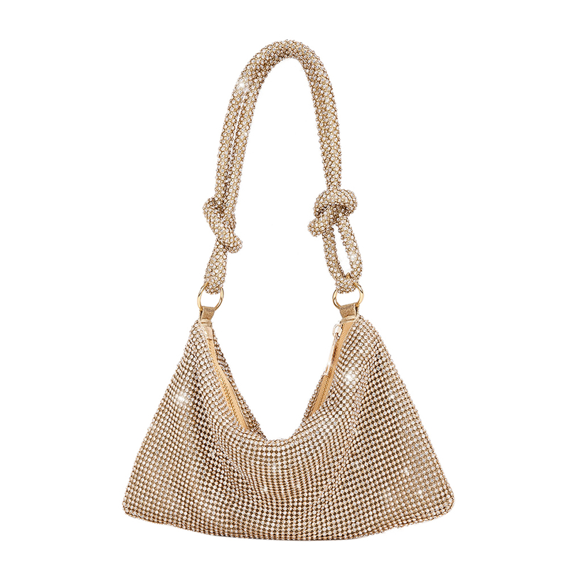 Women Shiny Rhinestone Dinner Bag New Party Wedding Purses Luxury Full-Diamond Ladies Handbag Designer Sparkly Evening Bags