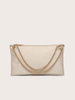 Elegant Solid Metal Chain Underarm Woman Evening Bags for Wedding And Night