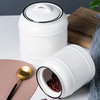 Kitchen Canisters Multifunction Home Countertop Ceramic Jars Pet Treat Storage Container for Grain Pet Treat Snack Flour Cereal