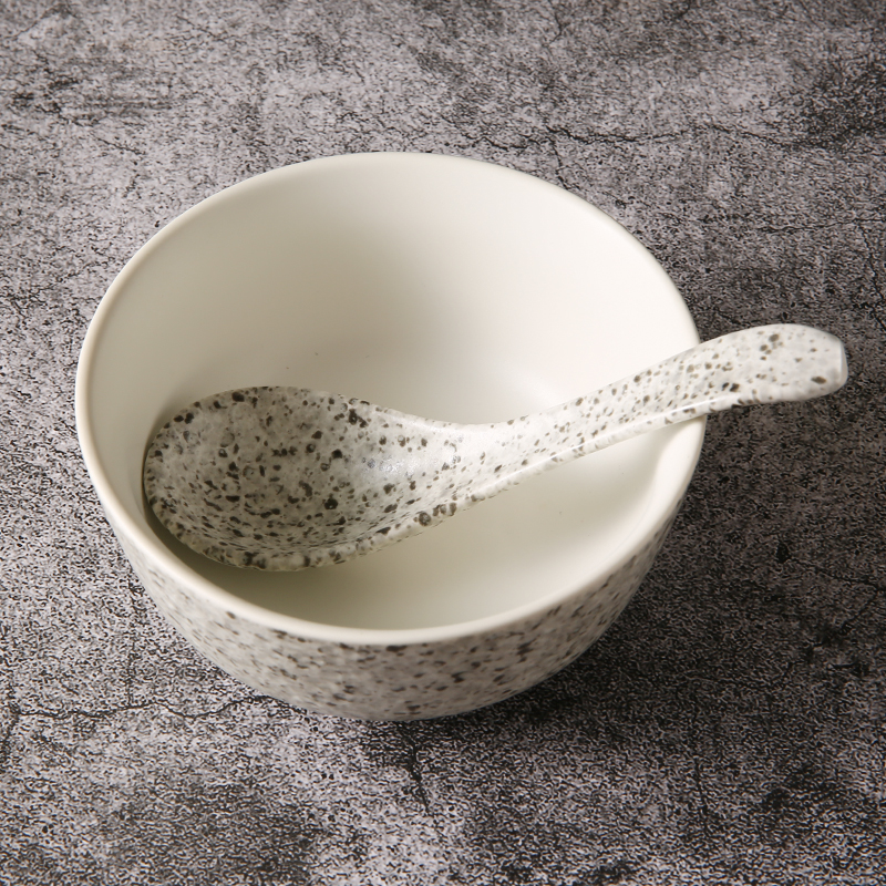 Factory Direct Wholesale Japanese Design Matte Cheap Big Under Glazed Bowls Ceramic Salad Bowl