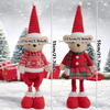 Christmas Red Bear Doll Creative Teddy Bear Doll Holiday Decoration Cute Desktop Ornament