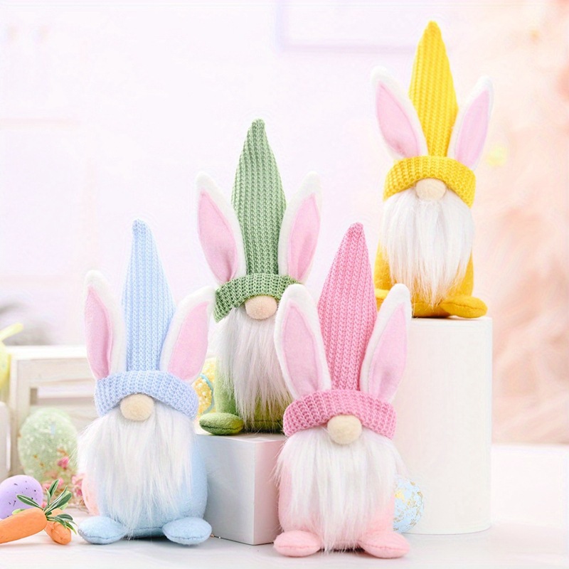 Easter Bunny Faceless Elderly Elf Doll Ornament Cross Border Dwarf Doll Home Decoration Supplies