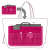Multifunctional Bi-fold Storage Bag Double Zipper Large Capacity Storage Arrangement Makeup Toiletries Large Classification Bag
