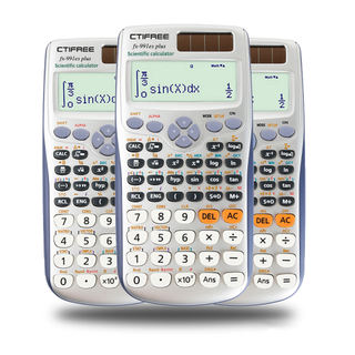  Scientific Calculator With 552 Functions In Black And White Color For Students Solar And Battery Powdered