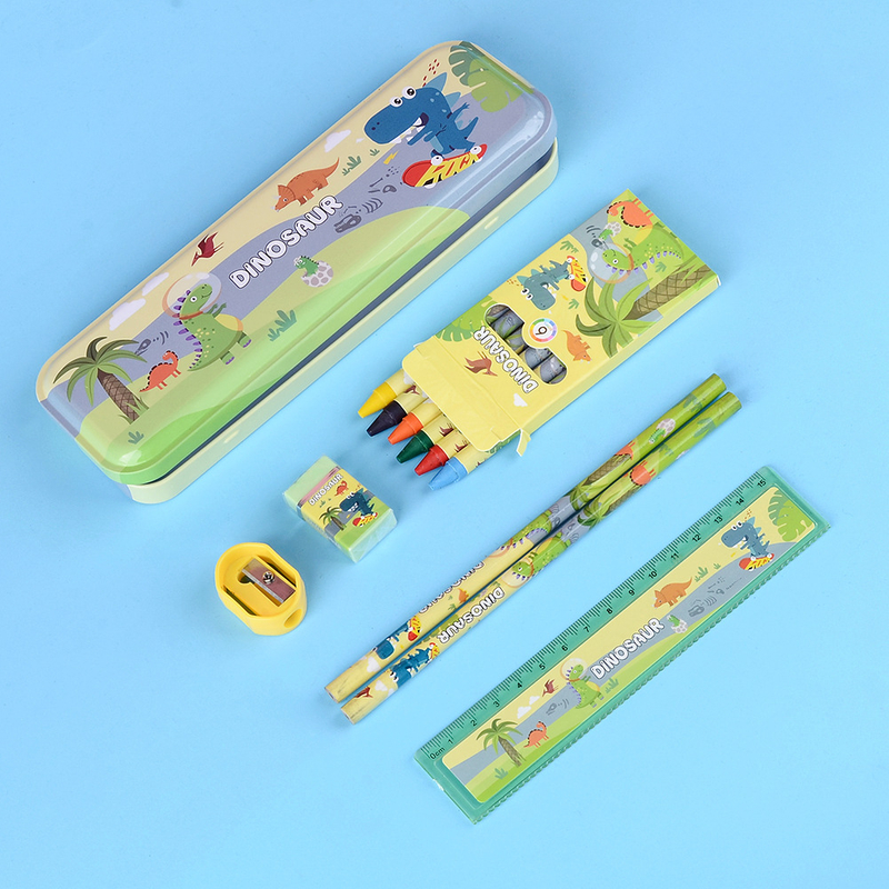Art Supplies Unicorn Design Kids Stationery Set With Pencil Case Assortment Marker Mini Notepad Gel Pen Pencil Ruler Eraser