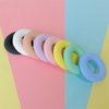 5pcs Donut Round Silicone Teether Beads Baby Teething Ring Food Grade Teething Necklace Toy Baby Products