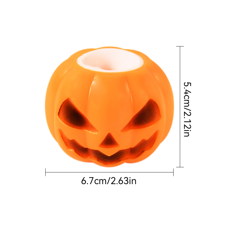 3/1Pcs Halloween Pumpkin Ghost Squeeze Pinch Toy Kids Favors Halloween Party Supplies Stress Relief Fidget Toys Birthday Gifts