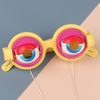 Creative Novelty Kids Funny Prank Glasses Toys Plastic Crazy Eyes Party Toy Tricks for Children Christmas Birthday Gifts