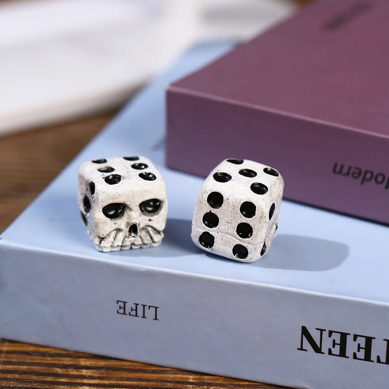 Halloween Dice Set White Skull Game Novel Casual Toys Dungeons And Dragons Sports And Entertainment Role Playing Board Game