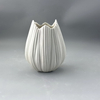 Modern Nordic Ins White Matte Ceramic Vase 1pc Acceptable Small Floral Design Porcelain Home Decor Flower Vase for Wedding
