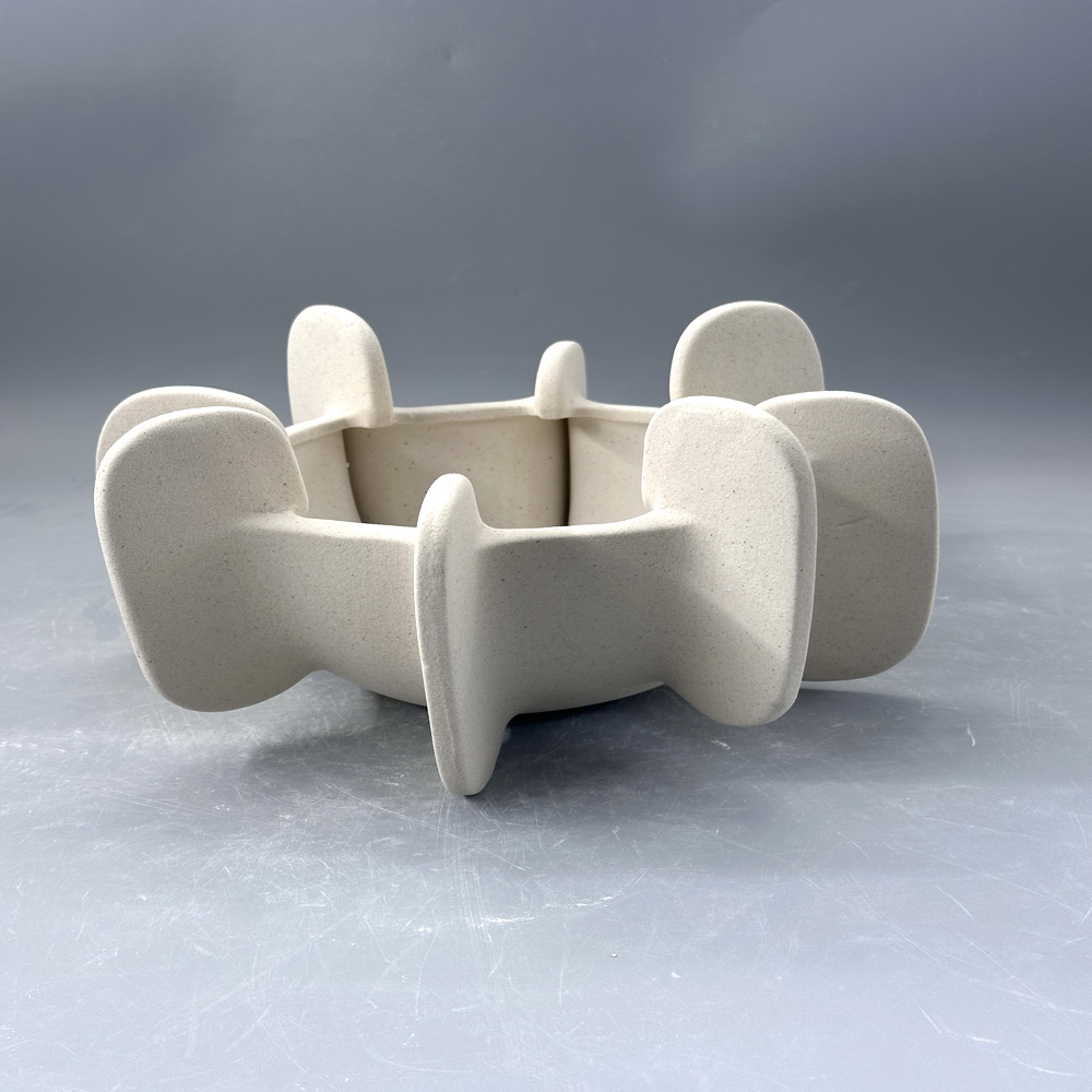 Nordic Style White Ceramic Vase Modern Minimalist Porcelain Flower Vases Decorative Pottery for Home Decor 
