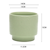 Ceramic flowerpot, simple Nordic style, green ivy, rose, cactus, gardening, green plants, potted flower pot, container