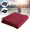 Support Thick Wool Blend Anti Slip Meditation Sport Lose Weight Gymnastic Mat Fitness Exercise Cover Yoga Blanket Professional