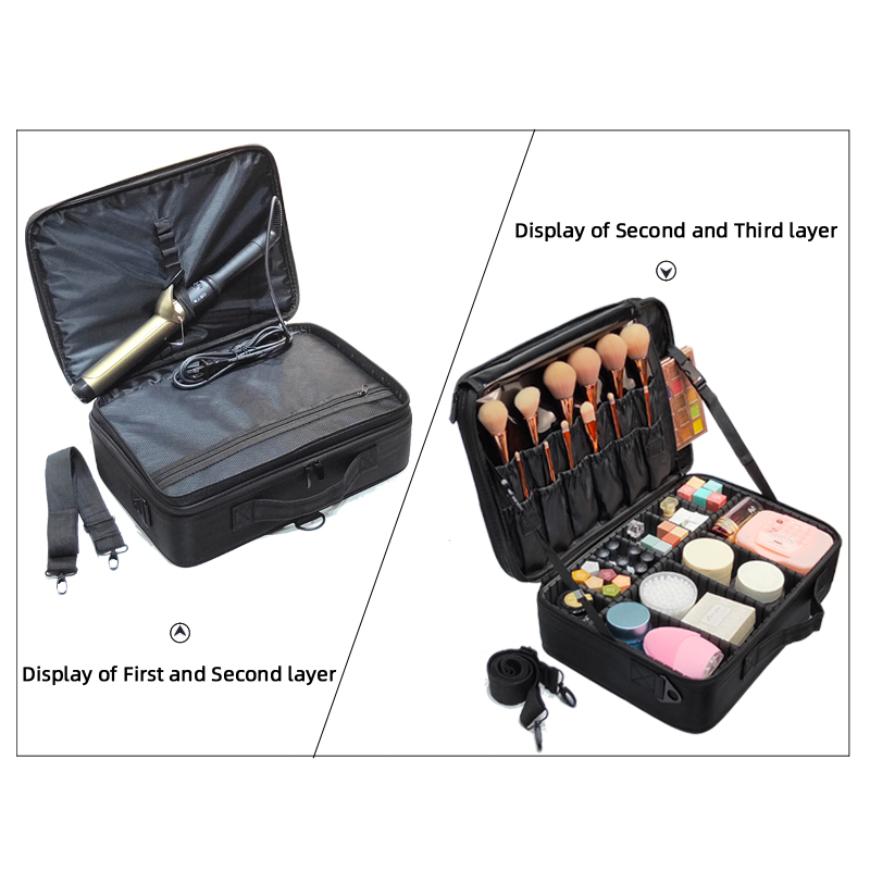 Brand Travel Cosmetic Bag For Women's Portable Beauticia Female Make Up Storage Box 