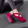 2023 Yoga Socks for Women Non-Slip Grips &amp; Straps Fitness Sport Ballet Pilates Socks