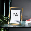 Nordic Gold Black Metal Painting Picture Poster Frame DIY Wall Photo Cube Frame Poster Creative Family Decorative Frame