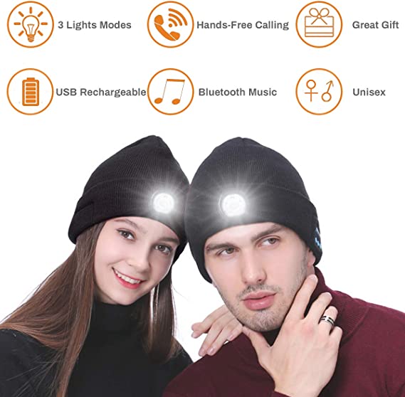 2024 New Fashion Warm Wireless Smart Music Hat Wireless 5.0 Winter Hat Beanie Earphone For Smart Phone