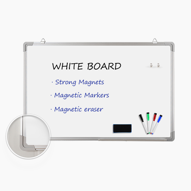 Double Sides Writing Dry Erase Board 48x 36 Inch Mobile Rolling Magnetic Large Whiteboard for Office Classroom Home School
