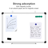 Double Sides Magnetic Mobile White Board with Wheels Magnetic Stand Whiteboard Sliding White Board