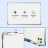 Large Magnetic Whiteboard, Maxtek 72 X 40 Magnetic Dry Erase Board Foldable Wall-Mounted Aluminum Memo White Board for Office