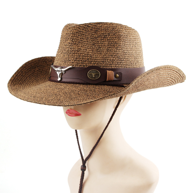 High Quality Basic And Fashion Paper Straw Cowboy Hat