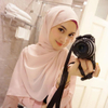 Wholesale Custom Designer Fashion Print Luxury Tudung Bawal Satin Silk Muslim Women Ethnic Shawl Scarf Hijab