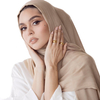 Plain Color Chiffon Scarf Headband Female Islamic Head Cover Wrap for Women Muslim Hair Scarves Headscarf Jersey Hijab