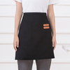 Summer Apron Canvas Waterproof Half Apron Waiter Uniform with Pocket for Waitress Or Baking Mats 8 Colors Size 53*65cm