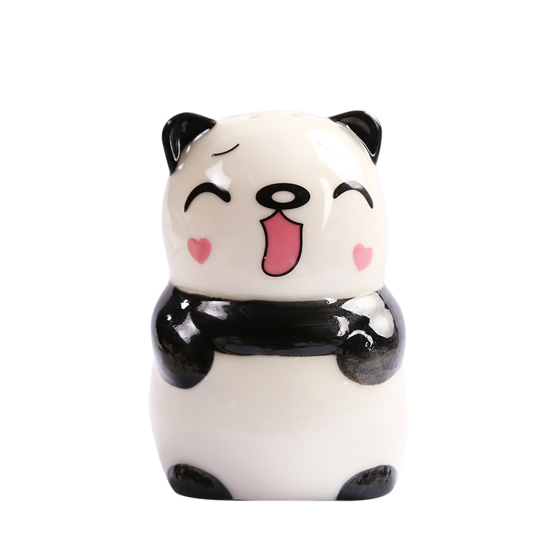 Ceramic Spice Jar Can Seasoning Bottle Salt And Pepper Shakers Spice Container Pot BBQ Condiment Kitchen Cute Spice Containe